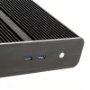 Akasa Euler S tuulettimeton Thin-Mini-ITX-kotelo, OEM – musta
