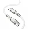 Kaapeli USB-C–USB-C Baseus Cafule, 100W, 2m (valkoinen)