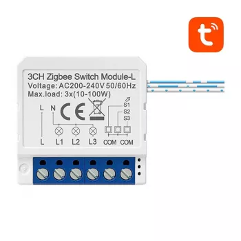 Älykytkinmoduuli ZigBee Avatto LZWSM16-W3 ilman nollajohdinta TUYA