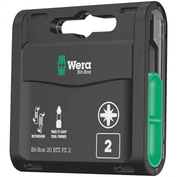 Wera Bit-Box 20 BTZ PZ ruuvauskärkisarja, 20 kpl