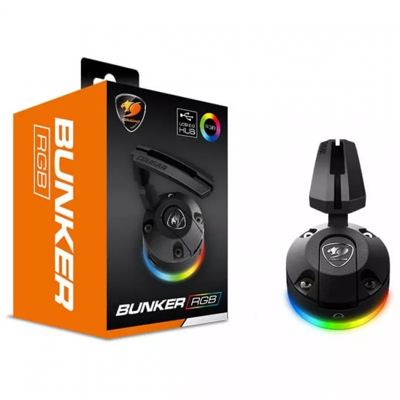Cougar Bunker RGB hiirijohdon järjestelijä (musta)