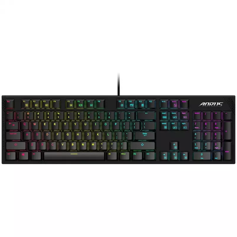 Gigabyte AORUS K1 - näppäimistö - taustavalo