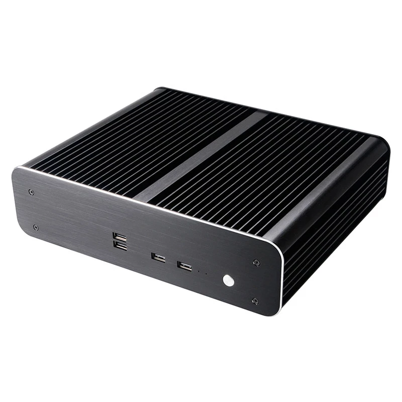 Akasa Euler TX Plus Intel LGA1700 alumiini tuuletinon Thin mini-ITX kotelo - kotelo