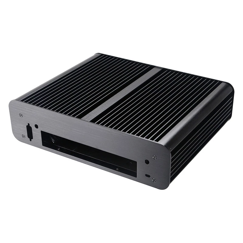 Akasa Euler TX Plus Intel LGA1700 alumiini tuuletinon Thin mini-ITX kotelo - kotelo