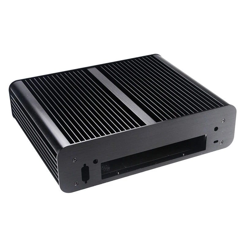 Akasa Euler TX Plus Intel LGA1700 alumiini tuuletinon Thin mini-ITX kotelo - kotelo