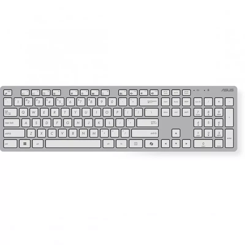 ASUS W5000 langaton näppäimistö- ja hiirisarja, valkoinen