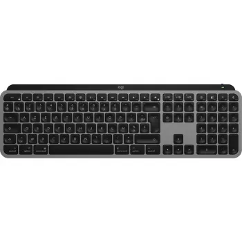 Logitech Master Series MX Keys S Macille - näppäimistö - täysikokoinen - taustavalaistu - langaton - Bluetooth LE - AZERTY - ranska - Space Gray (920-011625)