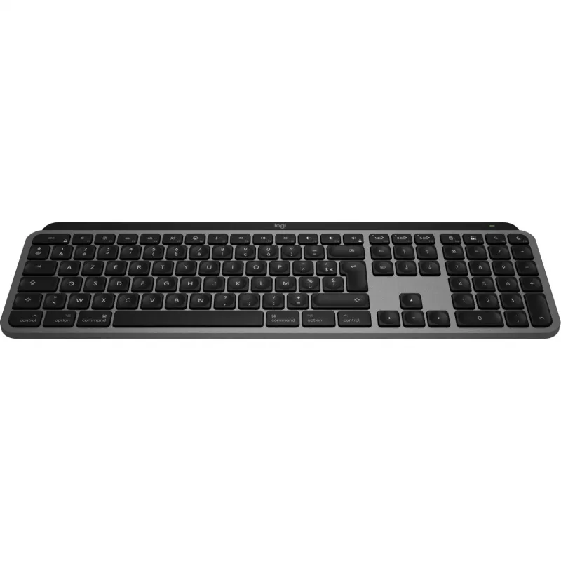 Logitech Master Series MX Keys S Macille - näppäimistö - täysikokoinen - taustavalaistu - langaton - Bluetooth LE - AZERTY - ranska - Space Gray (920-011625)