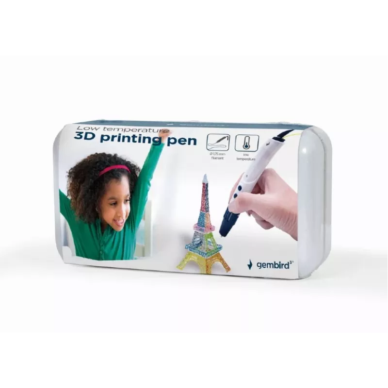 Gembird matalan lämpötilan 3D-tulostuskynä | valkoinen