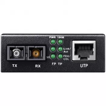 Cudy MC100SA-20 verkkomediakonvertteri 100 Mbit/s 1310 nm yksimuoto musta