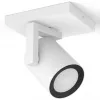 Philips Hue White&Col. Amb. Argenta Spot 1 kpl valkoinen 1x4.2W