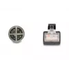 DeLOCK 60077 kaapelisovitin M12 RJ-45 musta - turkoosi (60077)