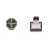 DeLOCK 60077 kaapelisovitin M12 RJ-45 musta - turkoosi (60077)