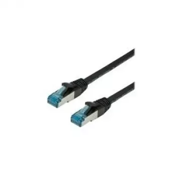 VALUE - patch-kaapeli - RJ-45 (M) - RJ-45 (M) - 1,5 m - SFTP, PiMF - CAT 6a - halogeeniton, valettu, taittosuoja, säikeinen johdin - musta (21.99.1995)