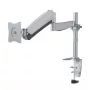 Newstar litteä näyttöpöytäteline (CLAMP/GROMMET) 10-30 Silver