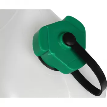 Vesikanisteri 10L (valkoinen/läpinäkyvä, tyhjennyshanalla)