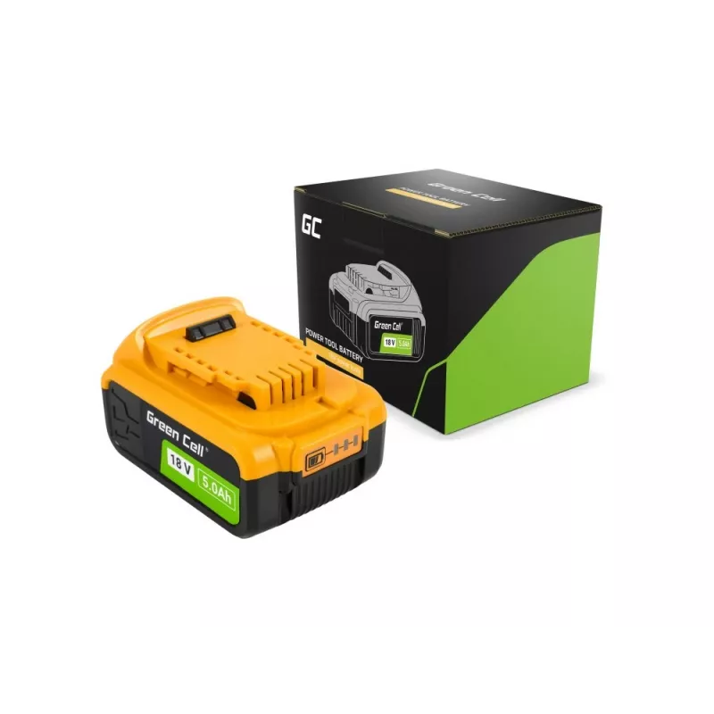 Green Cell akku DeWalt XR 18V 5Ah sähkötyökalun akku DCB184