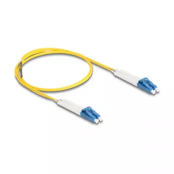 Delock kuitu-kaapeli LC Duplex LC Duplexiin Singlemode OS2 kulmattava 1 m