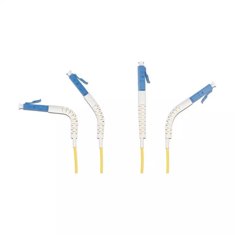 Delock kuitu-kaapeli LC Duplex LC Duplexiin Singlemode OS2 kulmattava 1 m