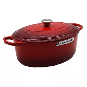 Le Creuset Signature paistinpata soikea 35 cm kirsikanpunainen (21178350602430)