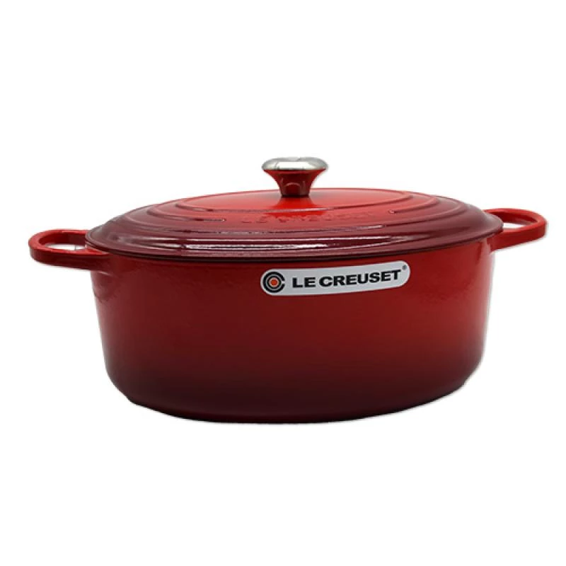 Le Creuset Signature paistinpata soikea 35 cm kirsikanpunainen (21178350602430)