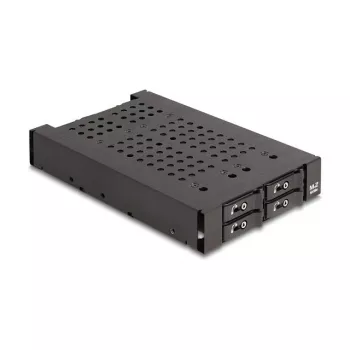 Delock 3.5 vaihtokehys 4x M.2 NVMe SSD:lle OcuLink SFF-8612 -liitännällä (47111)