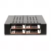 Delock 3.5 vaihtokehys 4x M.2 NVMe SSD:lle OcuLink SFF-8612 -liitännällä (47111)