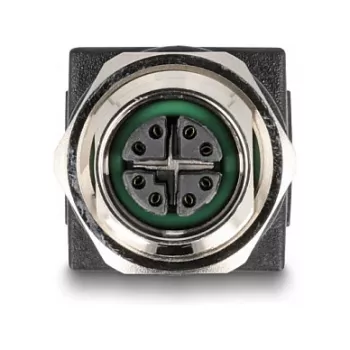 Delock M12-adapteri X-koodattu 8-pin liitin RJ45-liittimeen suora