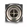 Delock M12-adapteri X-koodattu 8-pin pistoke RJ45-liittimeen suora