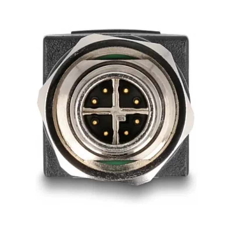 Delock M12-adapteri X-koodattu 8-pin pistoke RJ45-liittimeen suora