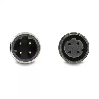 Delock M12-kaapeli D-koodattu 4-pin pistoke liittimeen PVC 1 m