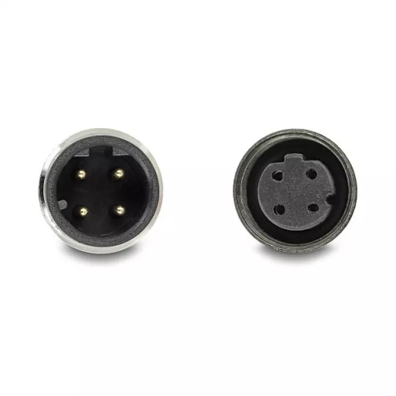Delock M12-kaapeli D-koodattu 4-pin pistoke liittimeen PVC 1 m