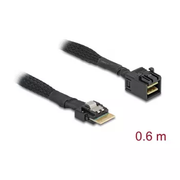 Delock kaapeli Mini SAS HD SFF-8643 - ohut SAS SFF-8654 4i 60 cm