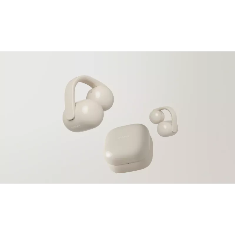 Sony | nappikuulokkeet | LinkBuds WF-LC900 Clip | Bluetooth | Open-Ear | langattomat | greige