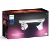 Philips Hue White&Col. Amb. Argenta -kohdevalaisin 2-lamp. valkoinen 2x4,2W.