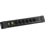 BACHMANN CONNECTUS 6xCEE7/3 1x kytkin, 1xUSB C/C 65W L=2,0m CEE7/7 musta (BM0022777)