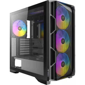 ANTEC AX-1000 ARGB -pelikotelo E-ATX, ATX, Micro-ATX, ITX Mid Tower, musta (0-761345-10240-7)