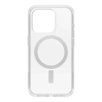 SymmetryPlus-kuori iPhone 15 Pro läpinäkyvä