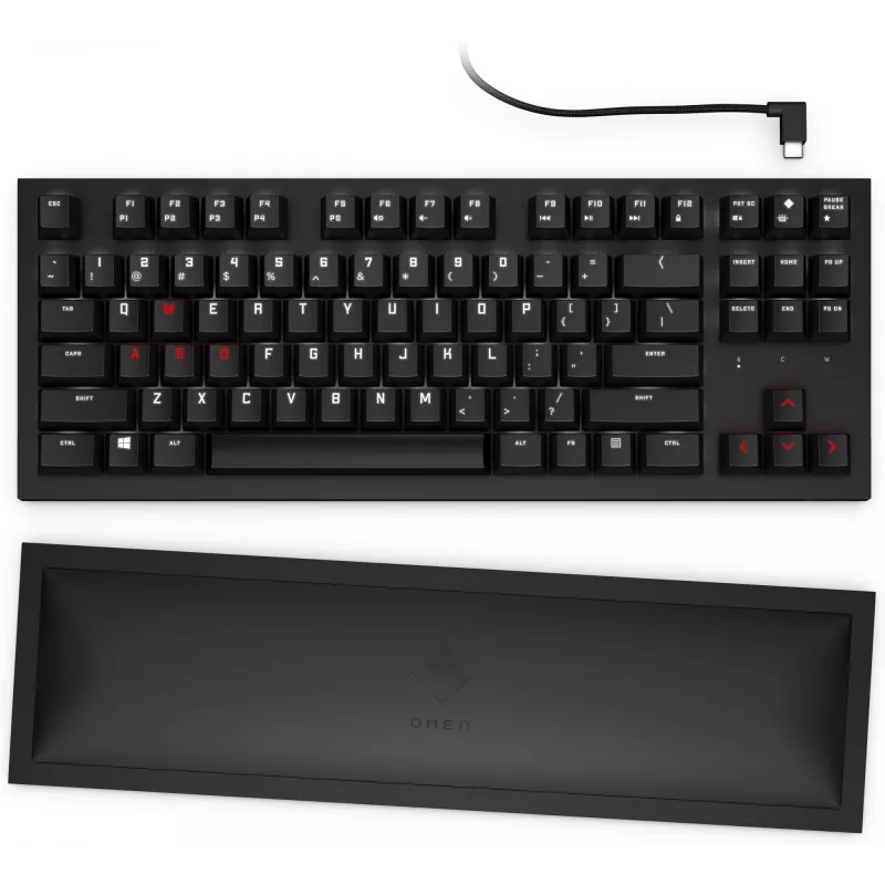 HP OMEN Spacer Wireless TKL -näppäimistö, täysikokoinen (100 %), langaton, RF Wireless, mekaaninen, musta