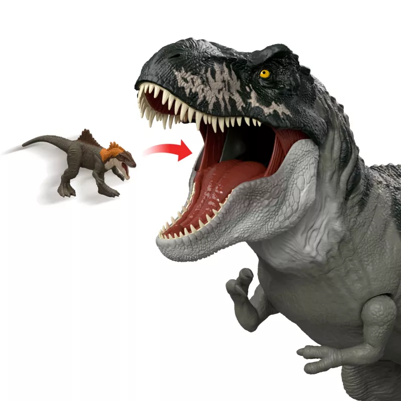 Jurassic World Rebirth Super Colossal Tyrannosaurus Rex -toimintahahmo, T-Rex dinosaurusten elokuvalelu