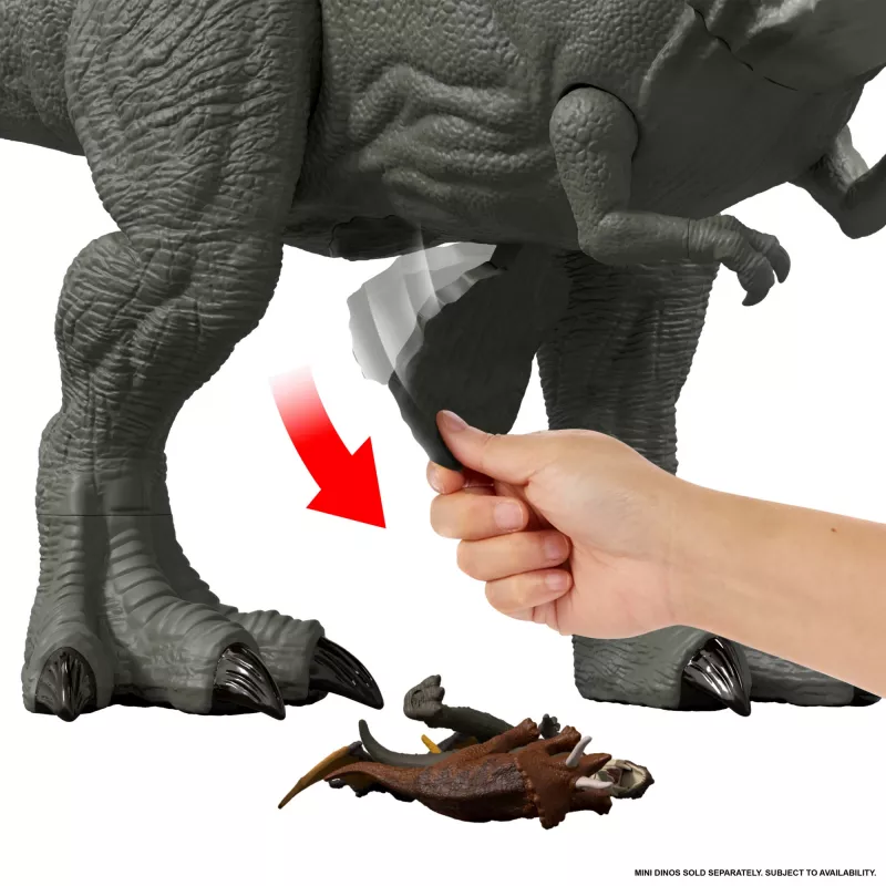 Jurassic World Rebirth Super Colossal Tyrannosaurus Rex -toimintahahmo, T-Rex dinosaurusten elokuvalelu