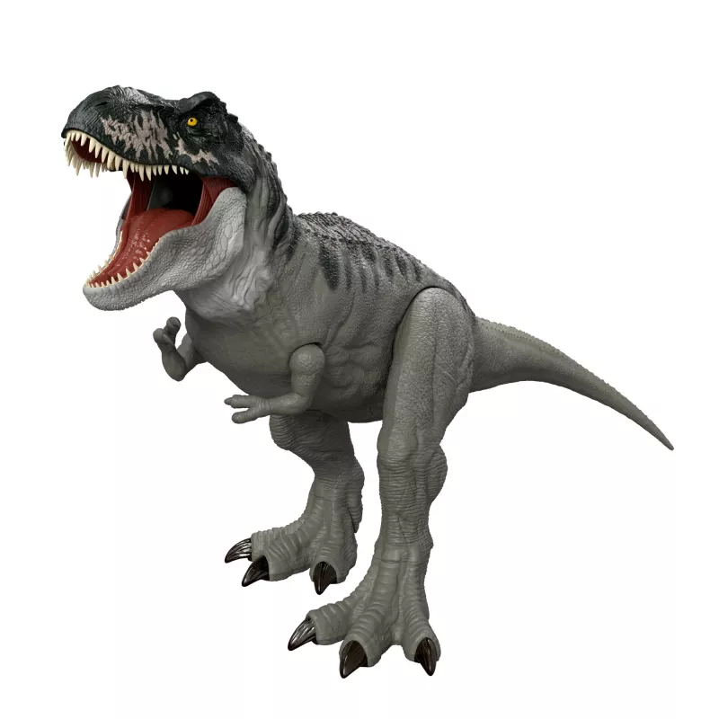 Jurassic World Rebirth Super Colossal Tyrannosaurus Rex -toimintahahmo, T-Rex dinosaurusten elokuvalelu