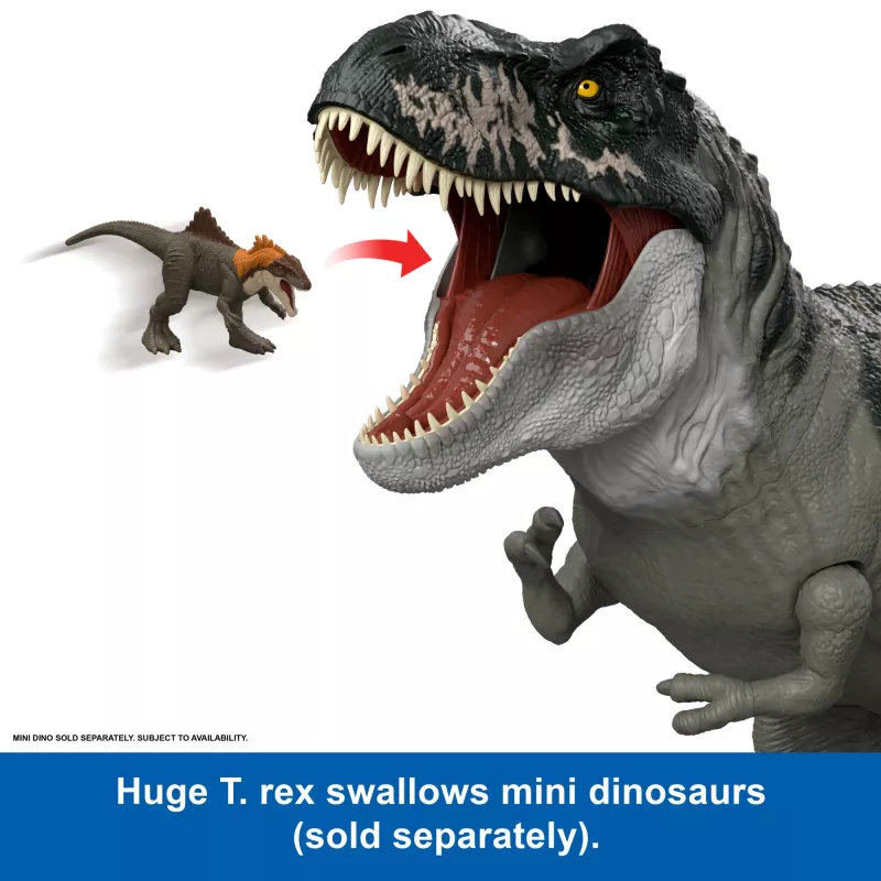 Jurassic World Rebirth Super Colossal Tyrannosaurus Rex -toimintahahmo, T-Rex dinosaurusten elokuvalelu