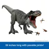 Jurassic World Rebirth Super Colossal Tyrannosaurus Rex -toimintahahmo, T-Rex dinosaurusten elokuvalelu