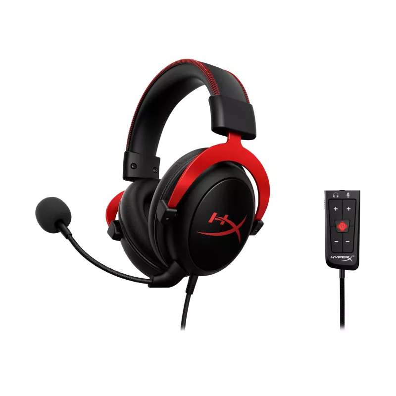 HyperX Cloud II -pelikuulokkeet (musta-punainen)