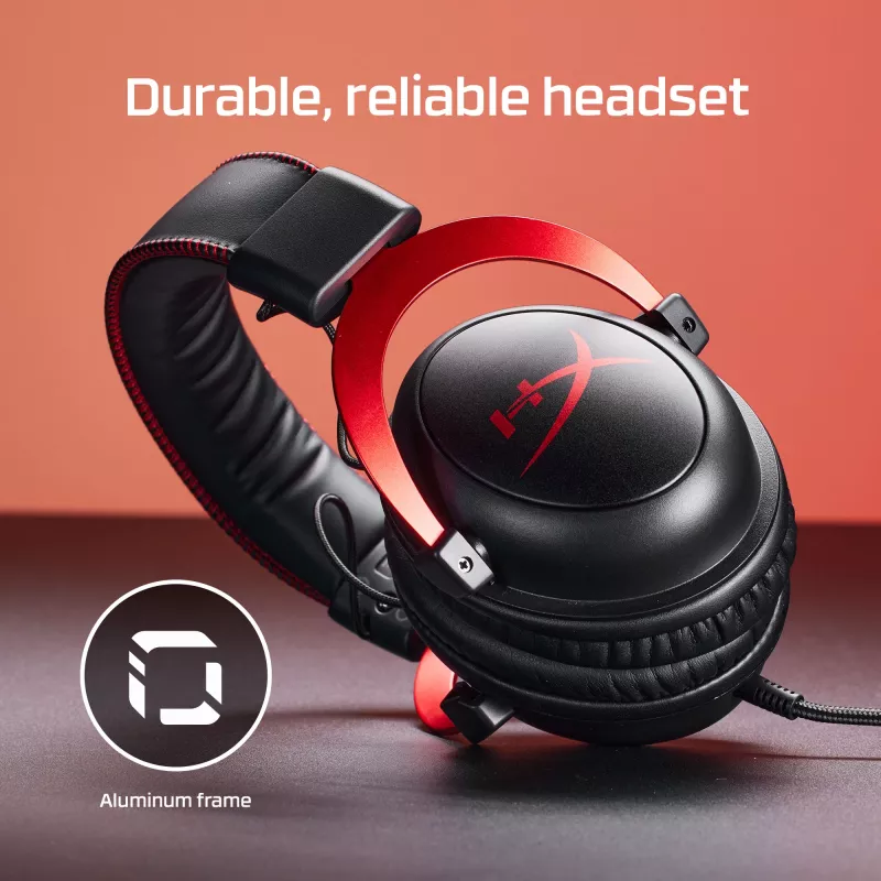 HyperX Cloud II -pelikuulokkeet (musta-punainen)