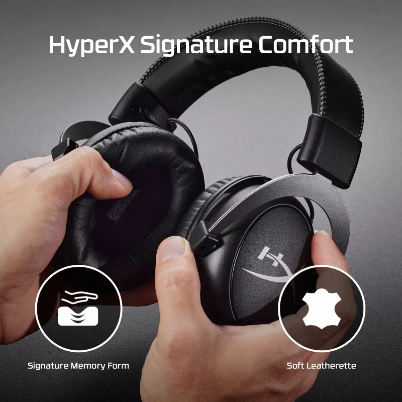 HyperX Cloud II -pelikuulokkeet (musta-punainen)