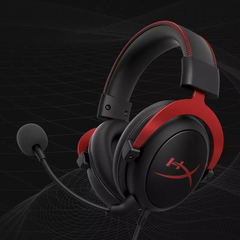 HyperX Cloud II -pelikuulokkeet (musta-punainen)