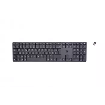 HP 450 ohjelmoitava langaton näppäimistö RF Wireless + USB AZERTY belgialainen musta