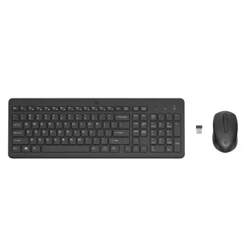 HP 330 langaton hiiri- ja näppäimistö-yhdistelmä, täysikokoinen (100%), langaton, RF Wireless, musta, hiiri mukana